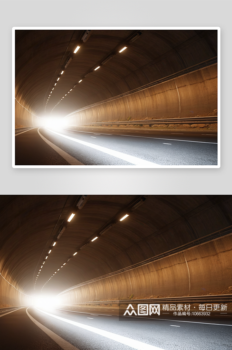 高速公路隧道速度运动图片素材