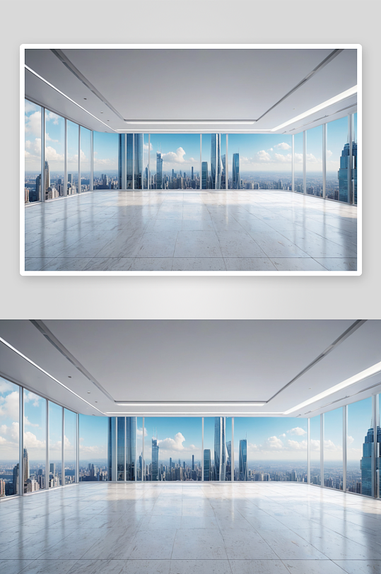 高层建筑空间广告背景图图片