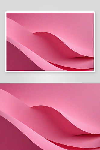 粉红色纸制成抽象曲线背景图片