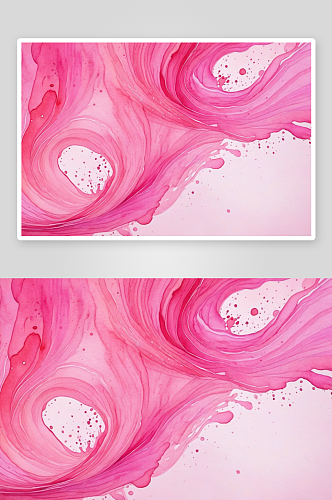 粉红色水彩抽象背景图片