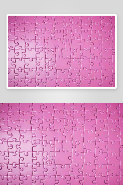 粉红色背景拼图游戏图片