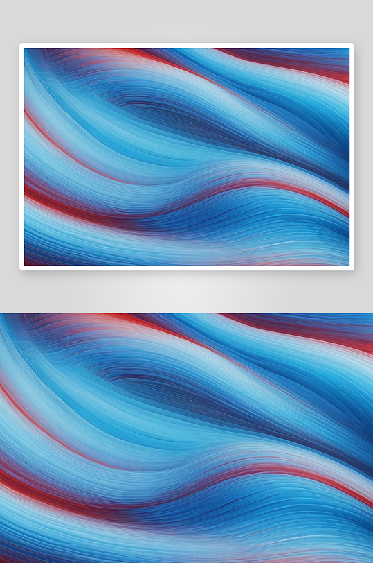 浅蓝色红色漩涡抽象波浪背景艺术图片