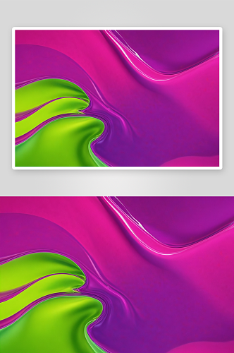 液颜色形状抽象彩色背景紫红色绿色图片