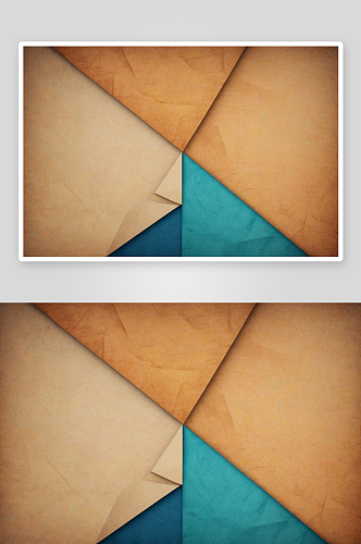 纸几何抽象底色深蓝色蓝色青色棕色图片