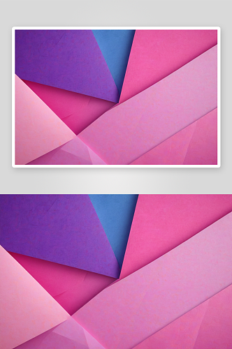 纸几何抽象背景紫色粉色蓝色图片