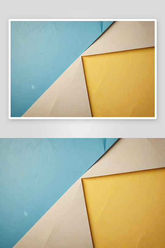 纸几何抽象背景米色蓝色黄色颜色图片