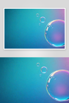 五颜六色泡泡图片