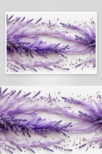 整个框架形式纹理烟淡紫色白色背景图片