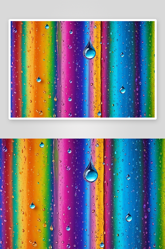 油水滴彩色背景画室图像抽象设计图片