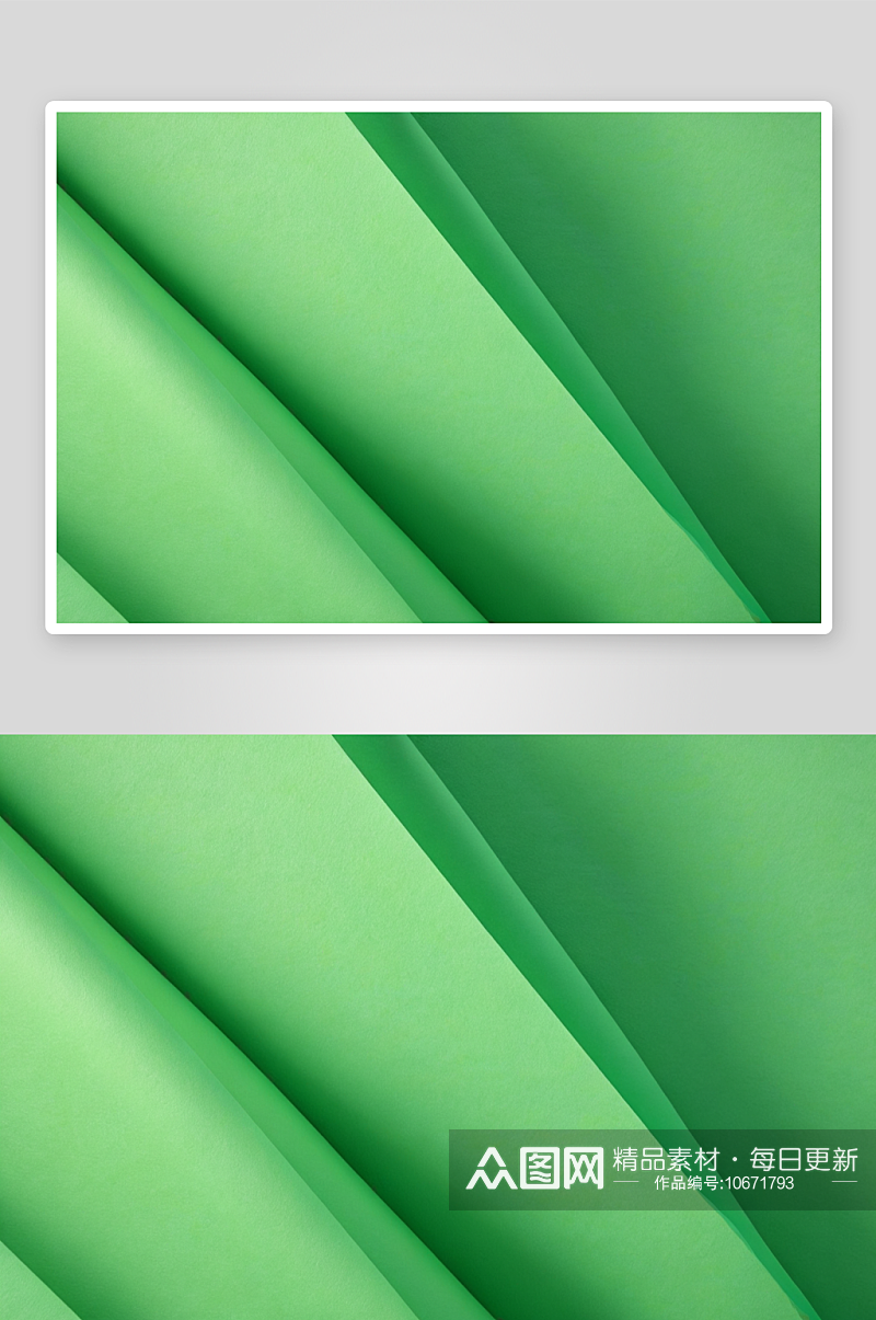 水平抽象柔图像浅绿色纸背景图片素材
