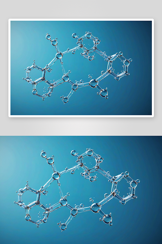 水分子结构链接图片