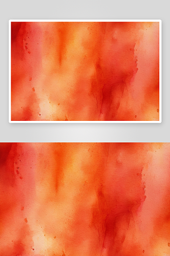 水彩梯度橙色红色纹理背景图片