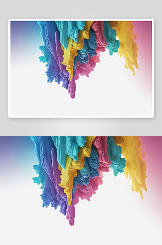 双重曝光彩色粉笔重叠模式图片