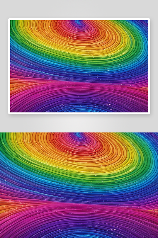 数字生成图像彩虹纹波图案图片