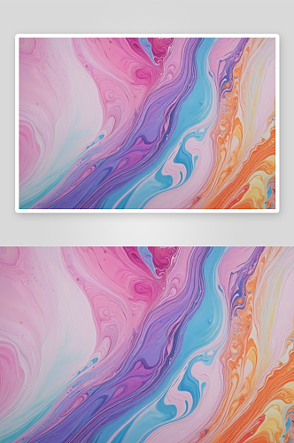 抽象色彩背景流体丙烯酸颜料图片