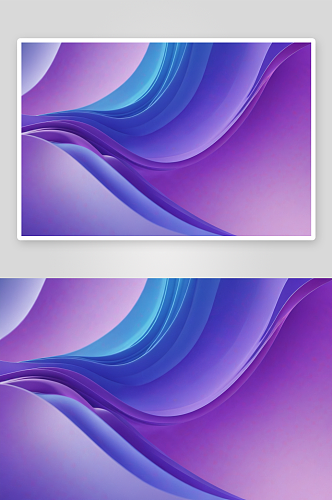 波浪平面蓝色紫色抽象背景渲染图片