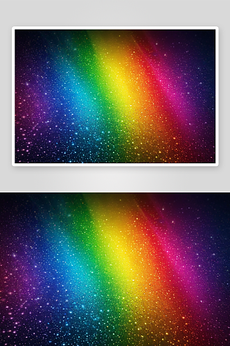 五颜六色彩虹折射出光图案图片