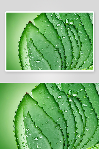 芦荟切片纹理凝胶绿色背景图片