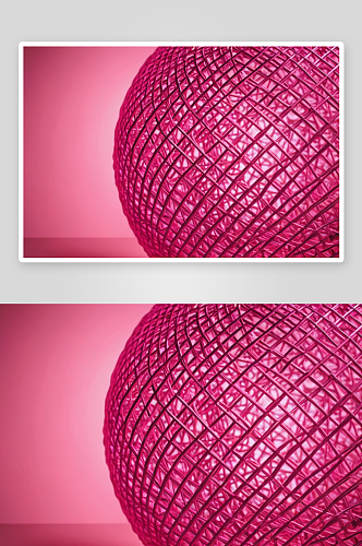柳条球灯抽象背景粉红色色调图片