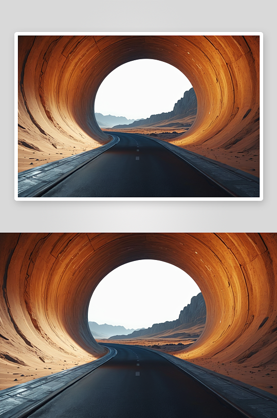 简洁抽象隧道背景空间图片