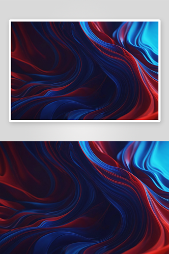 红色蓝色抽象背景颜色流动图片