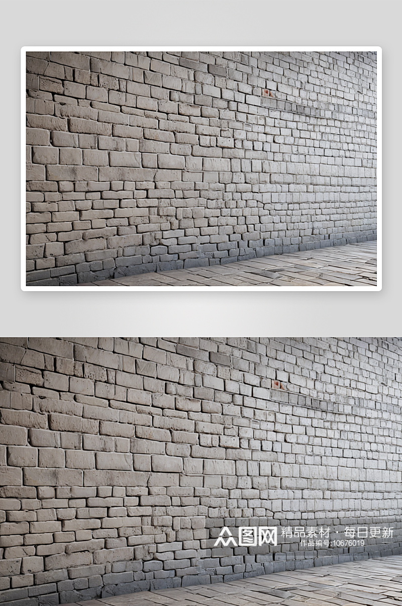现代简洁砖墙空间背景图片素材