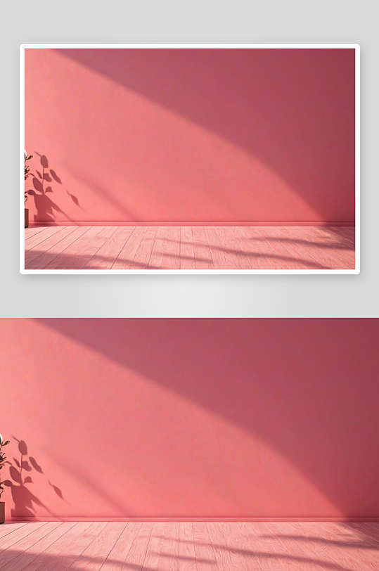 粉红色阳光墙地板阴影光线图片
