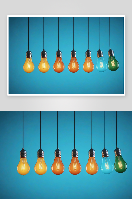 创新新点子灯泡概念图片