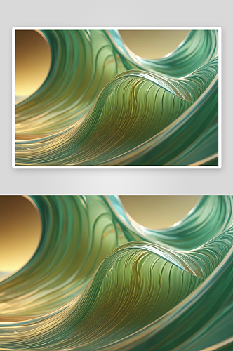 抽象透明材料波浪背景图片