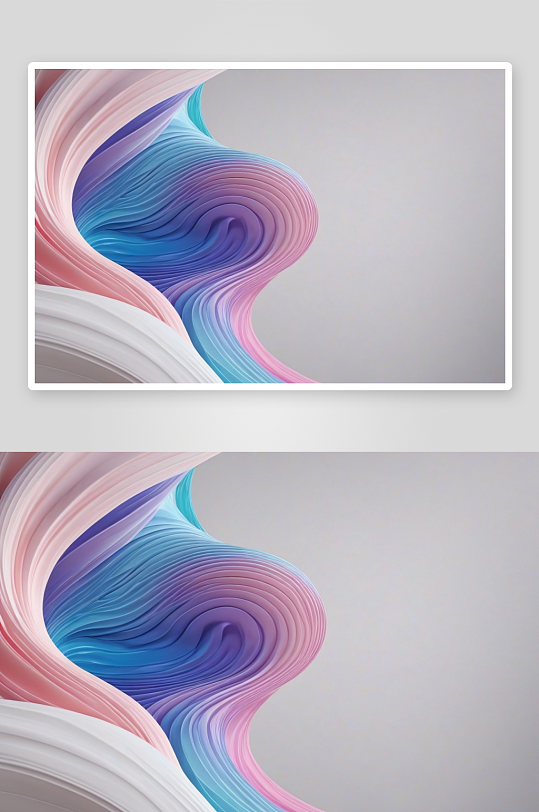 三维波浪图案背景抽象绞带图片