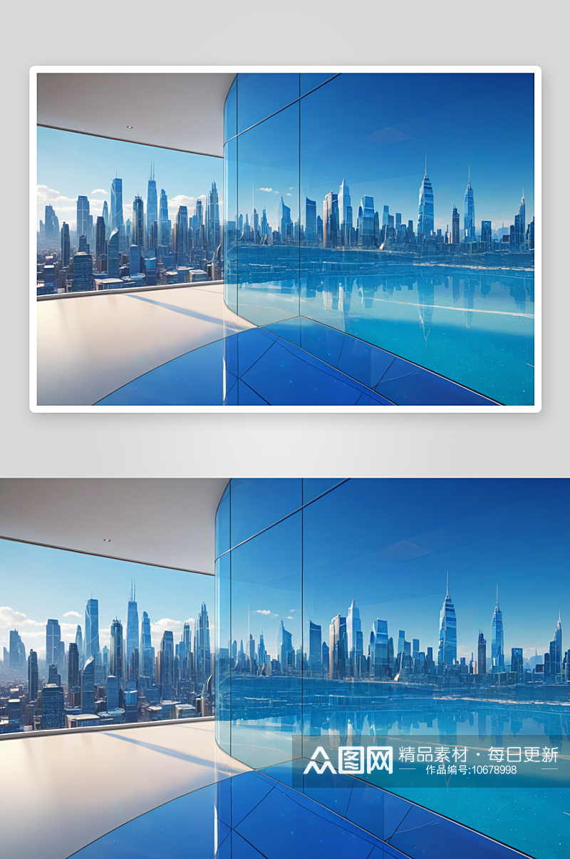 城建筑玻璃窗户空间图片素材
