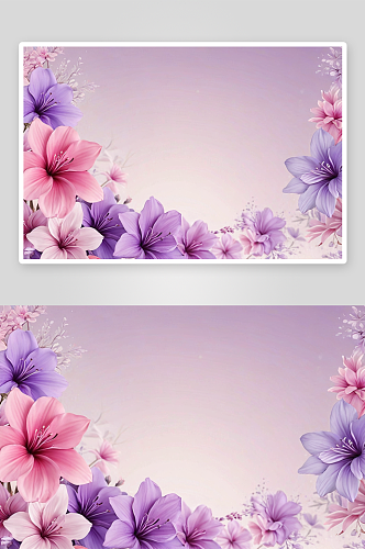 花背景祝贺柔淡粉色紫色图片