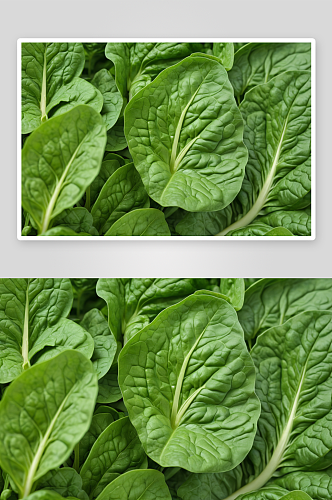 菠菜叶结构植物元素图片