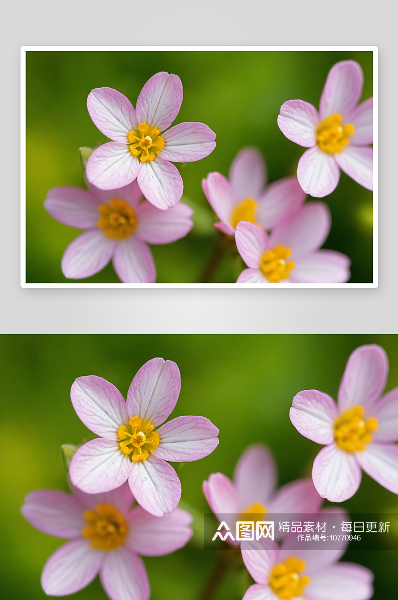春天微小花朵图片素材
