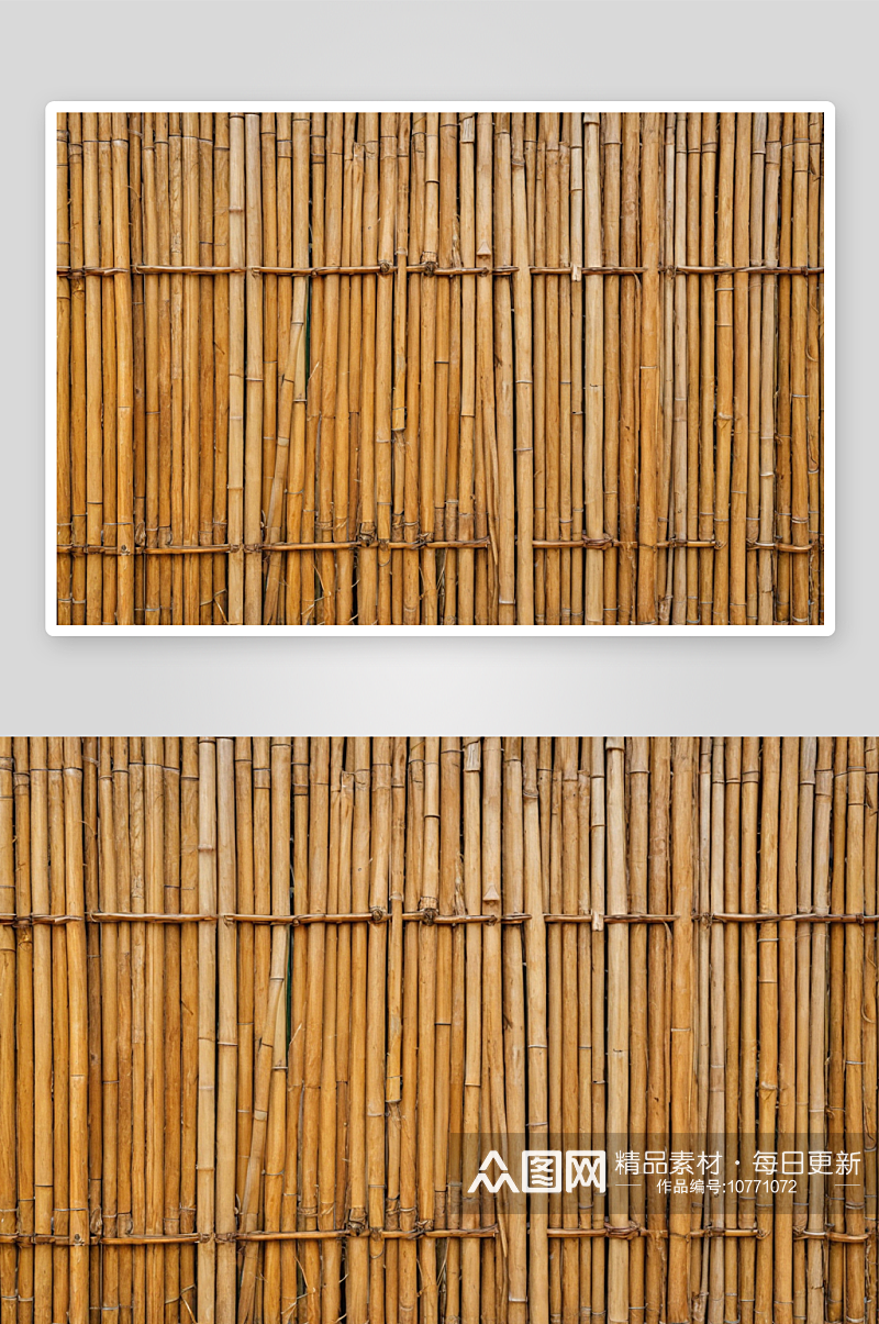 干芦苇栅栏背景纹理图片素材