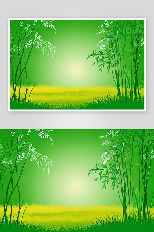春天草木自然树叶抽象背景背景插图图片