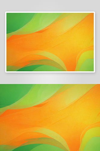 橙色浅绿色抽象背景图片