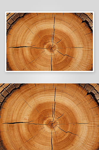 树干横截面木质纹理背景图片