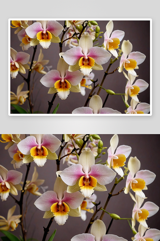 夏季花卉系列美丽野花兰花石斛图片