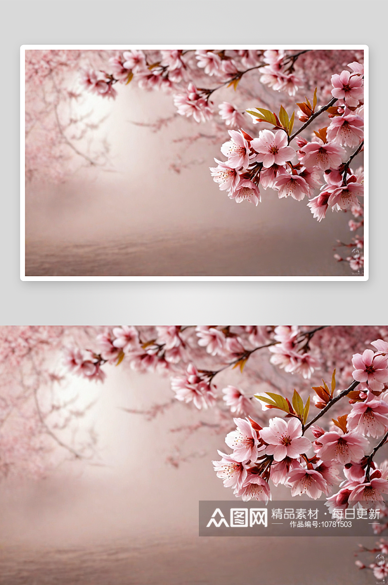 樱花樱花植物元素图片素材