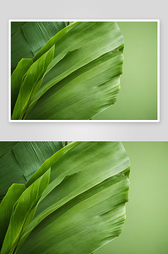 香蕉叶子背景图片