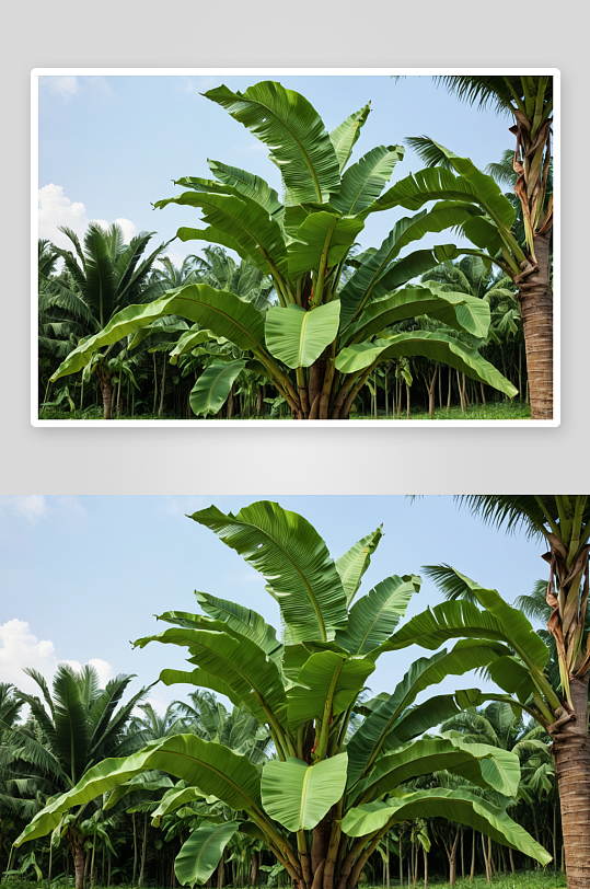 香蕉树植物元素图片