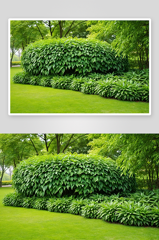 公园绿色植物元素图片