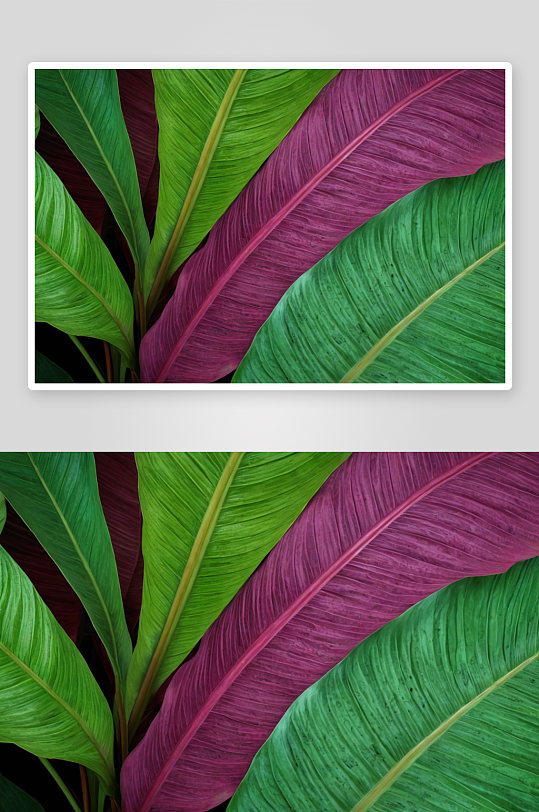 热带丛林叶子纹理背景图片
