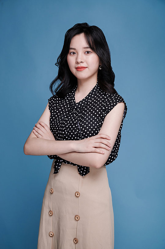 职场商务女性教师导师购物精修人物摄影图片