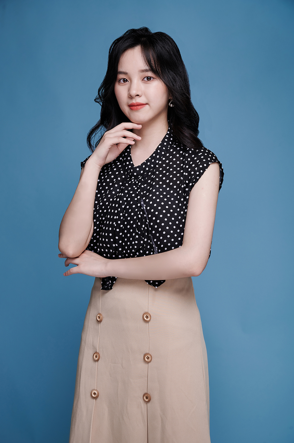 教师女性职场人物购物促销精修人物摄影图片素材