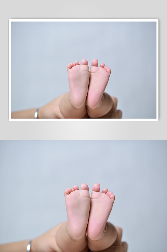 婴儿可爱小脚宝宝母婴人物摄影图照片
