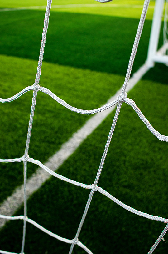 绿色高清足球门网草地空背景图摄影图照片