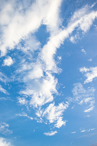 蓝天白云云朵风景背景图摄影图照片
