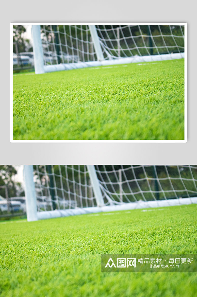 绿色高清足球场草坪草地空背景图摄影图照片素材